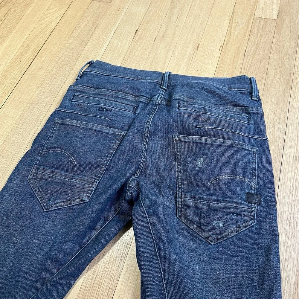 G Star‎ Raw D Staq Jeans Men 31x34 Japanese Fabric Denim Streetwear Slim Stretch